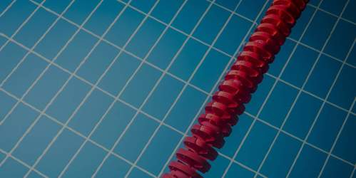 Swimming pool rope