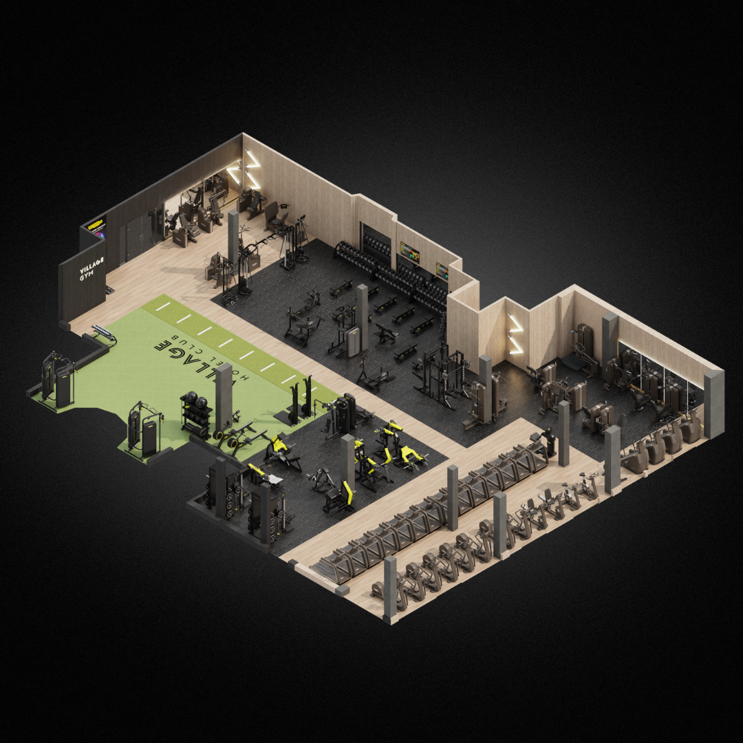 Gym at Village Health + Wellness Club Reading