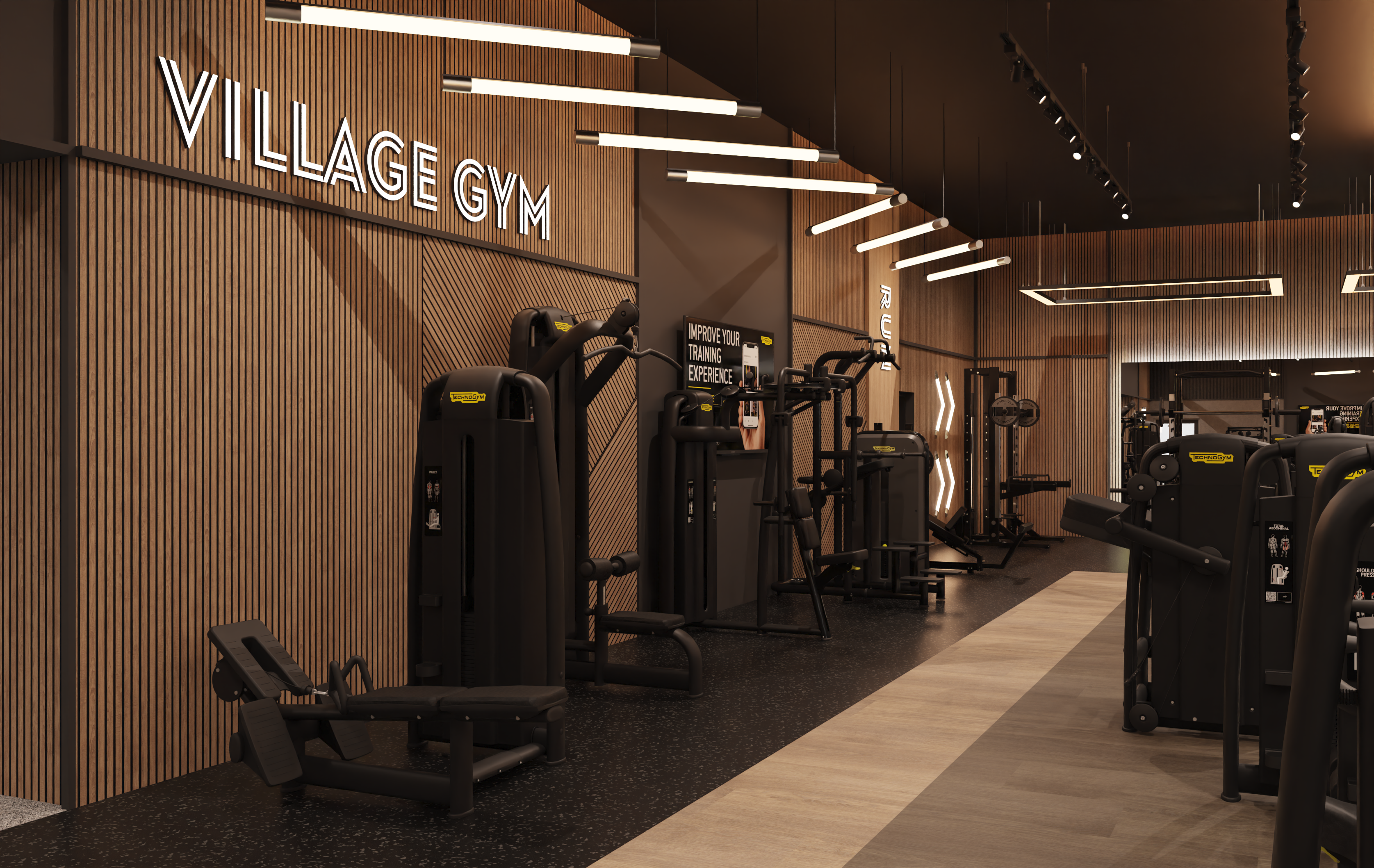Gym at Village Health + Wellness Club Sheffield